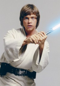 plakat filmu Luke Skywalker