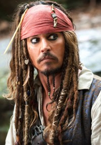 plakat filmu Kapitan Jack Sparrow