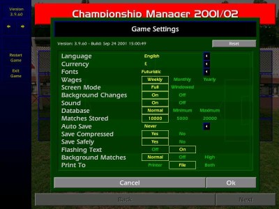 Championship Manager: Season 01 02 - galeria zdjęć - filmweb