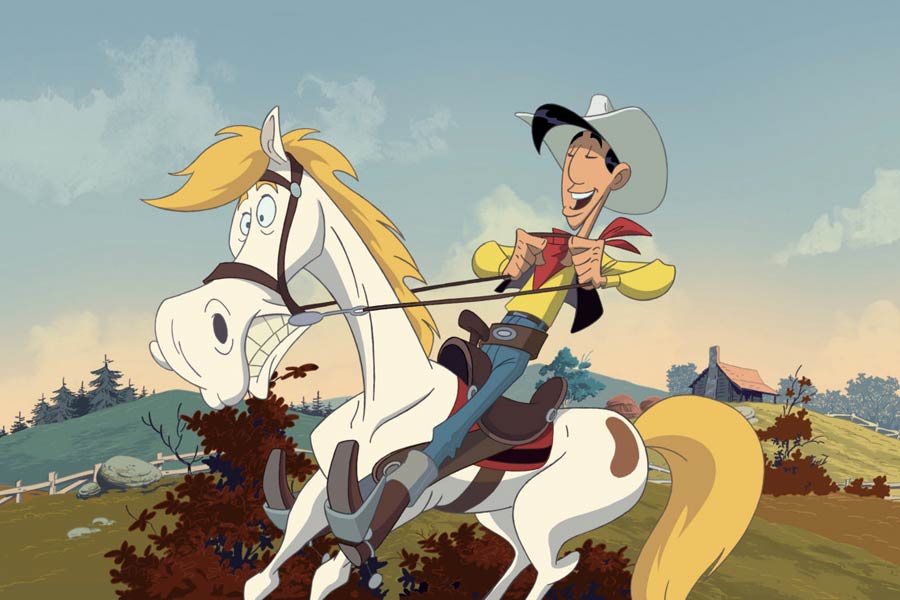 Powrót żółtego kowboja (recenzja filmu Lucky Luke na Dzikim Zachodzie)