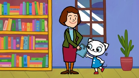 Sezon 3 Odcinek 5 Kicia Kocia w bibliotece