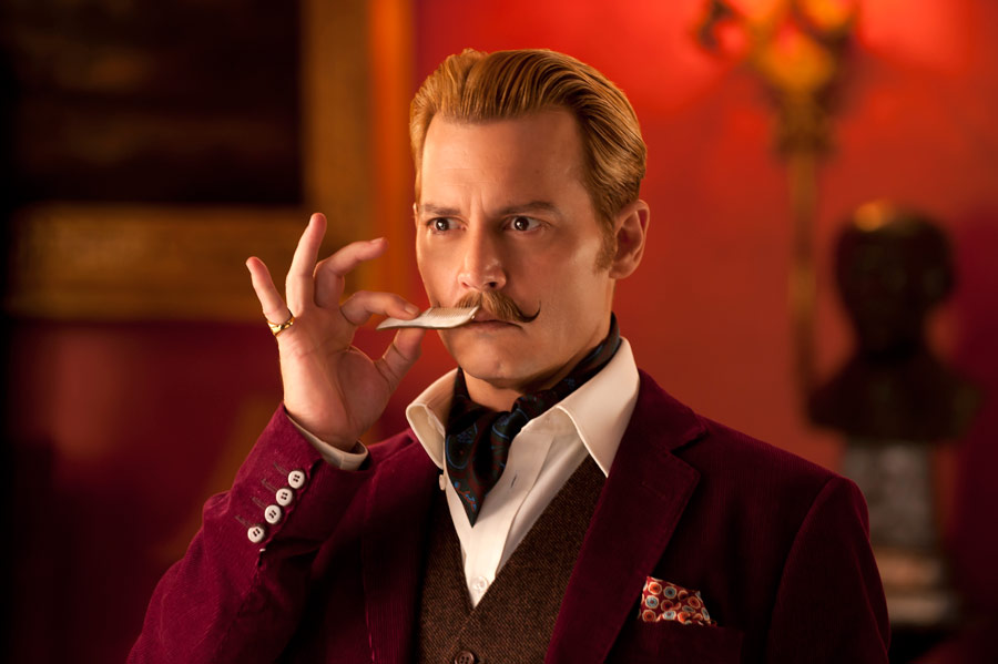 Johnny Depp musi odejść (recenzja filmu Bezwstydny Mortdecai)