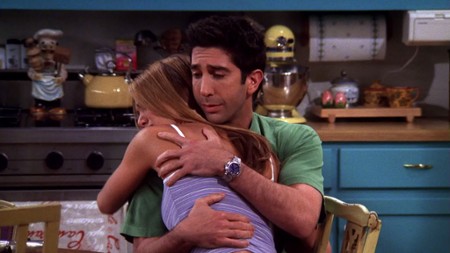 Ten, w którym Ross przytula Rachel
