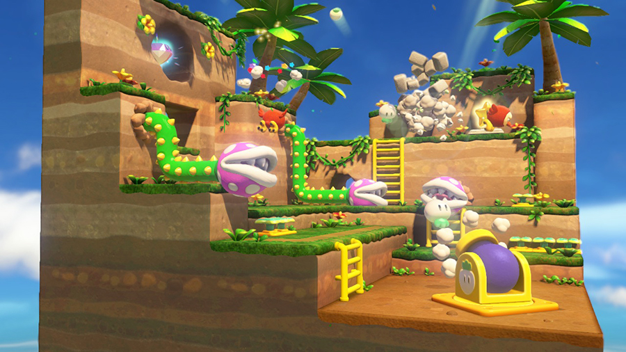 Kieszonkowy Włóczygrzybek (recenzja gry Captain Toad: Treasure Tracker)