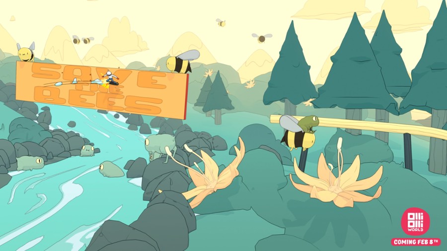 Oświecony Czarodziej Skejtu (recenzja gry OlliOlli World)