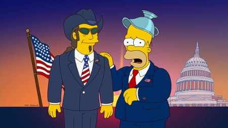 Sezon 23 Odcinek 10 Polityczna nieudolność z Homerem Simpsonem