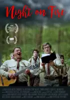 plakat filmu Noc w płomieniach