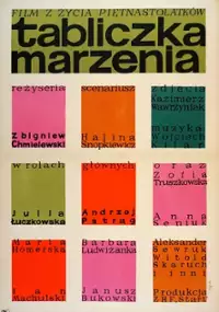Plakat filmu Tabliczka marzenia