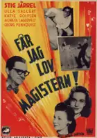 plakat filmu Far jag lov, magistern!