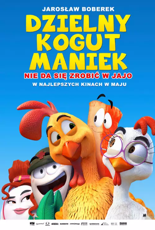 plakat filmu Dzielny kogut Maniek