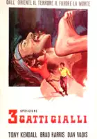 plakat filmu Kommissar X - Drei gelbe Katzen