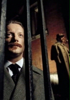 plakat filmu Dziwny przypadek Sherlocka Holmesa i Arthura Conan Doyle'a