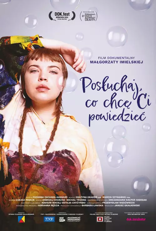 plakat filmu Posłuchaj, co chcę ci powiedzieć