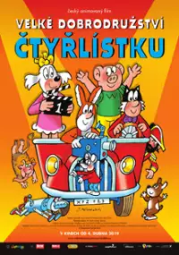 Plakat filmu Velk&eacute; dobrodružstv&iacute; Čtyřl&iacute;stku