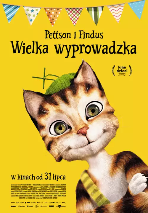 plakat filmu Pettson i Findus - Wielka wyprowadzka