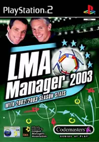 Plakat gry LMA Manager 2003