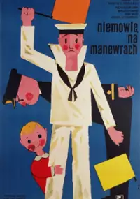 Plakat filmu Niemowlę na manewrach