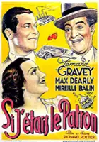 plakat filmu Si j'étais le patron