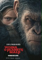 plakat filmu Wojna o planetę małp
