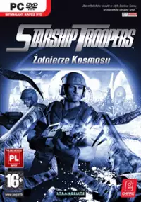 Plakat gry Starship Troopers: Żołnierze kosmosu