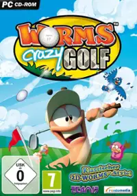Plakat gry Worms Crazy Golf