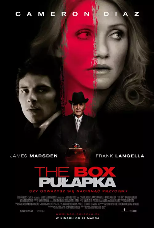 plakat filmu The Box. Pułapka