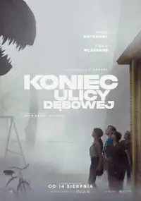 Plakat filmu "Koniec ulicy Dębowej"