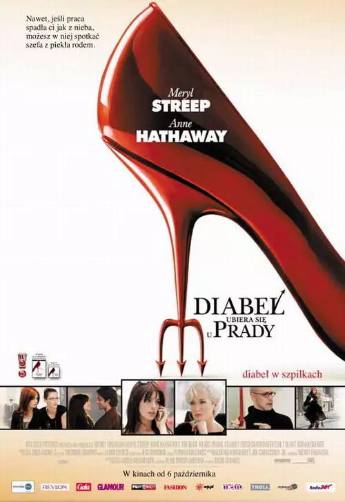 plakat filmu Diabeł ubiera się u Prady