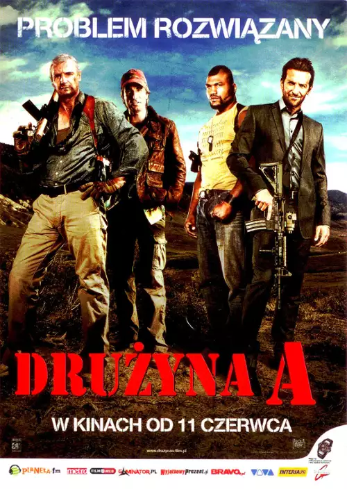 plakat filmu Drużyna A