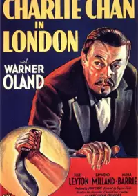 Plakat filmu Charlie Chan w Londynie