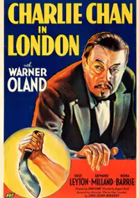 Plakat filmu Charlie Chan w Londynie