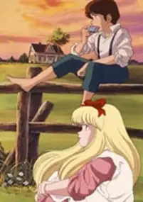 Plakat serialu Kaze no Naka no Shoujo Kinpatsu no Jeanie