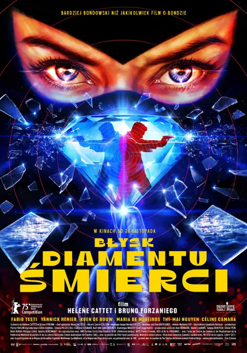 plakat filmu Błysk diamentu śmierci