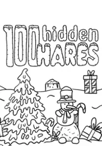 Plakat gry 100 Hidden Hares