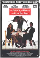 plakat filmu Przysługa, zegarek i bardzo duża ryba