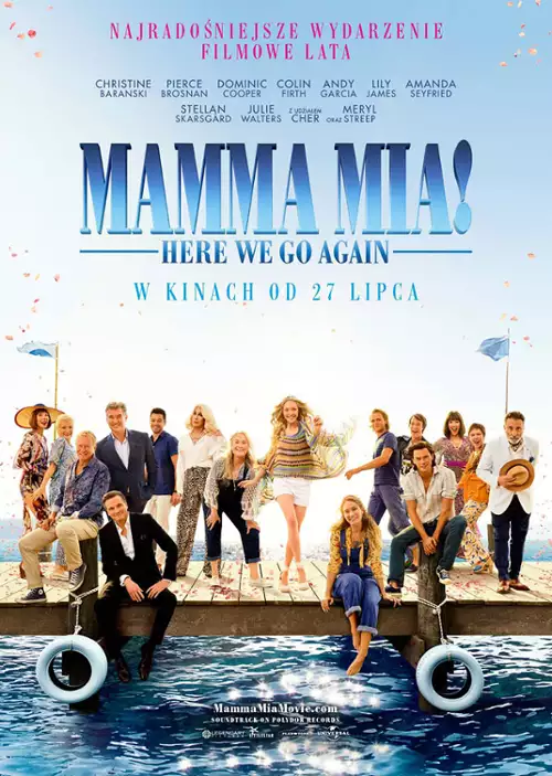 plakat filmu Mamma Mia! Here We Go Again