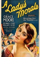 plakat filmu A Lady's Morals