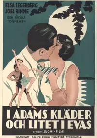 Plakat filmu Aatamin puvussa ja v&auml;h&auml;n Eevankin
