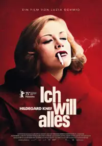 Plakat filmu Ich will alles. Hildegard Knef