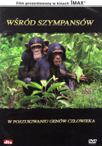 Plakat filmu Jane Goodall, żyjące dziko szympansy