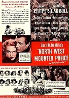 plakat filmu Policja konna Północnego Zachodu