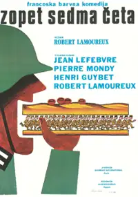 Plakat filmu Siódma kompania w świetle księżyca