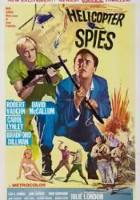 Plakat filmu Szpiedzy w helikopterze