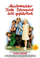 plakat filmu Kalle Blomkvist - Mästerdetektiven lever farligt