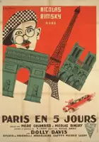 plakat filmu Paris en cinq jours