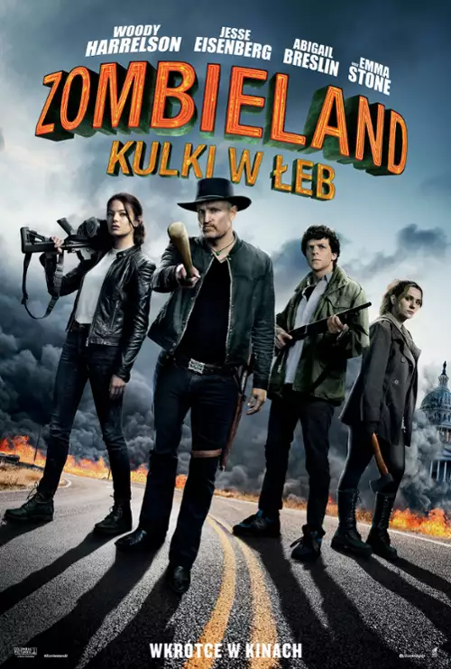 plakat filmu Zombieland: Kulki w łeb
