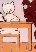 plakat filmu How the Cat and the Dog Wrote a Letter
