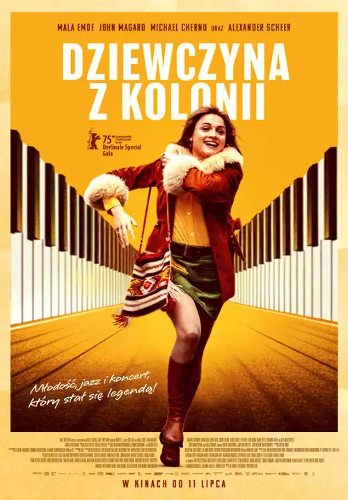 plakat filmu Dziewczyna z Kolonii