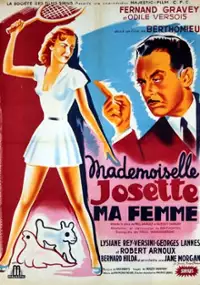 Plakat filmu Mademoiselle Josette ma femme