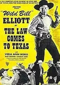Plakat filmu The Law Comes to Texas
